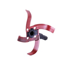 Секция фрезы с ножами TT AGRO MOTO на дизельный двигатель  178F/186F, 4 ножа, диаметр 32 мм