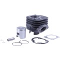 Piston (CPG) 44 mm TATA pentru motor 65CC al scuterului Dio 34, set: 9 unități