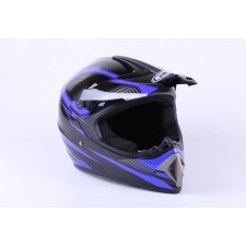 Casca motocross motocross MD-905 VIRTUE (negru-albastru, marimea M)