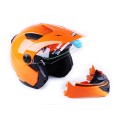 Шлем мотоциклетный трансформер MD-900 VIRTUE (оранжевый, size L)