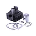 Piston (CPG) 41 mm TATA pentru scuter TAKT 16 cu motor pe benzină 50CC, set: 7 buc.