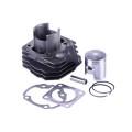 Piston (CPG) 41 mm TATA pentru scuter TAKT 16 cu motor pe benzină 50CC, set: 7 buc.