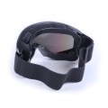 Ochelari de motocicleta (cameleon de sticla) VIRTUE, negri