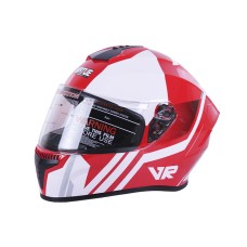 Casca moto integrala MD-813 VIRTUE (rosu-alb, marimea S)
