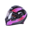 Casca moto integrala MD-813 VIRTUE (negru-liliac mat, marimea L)
