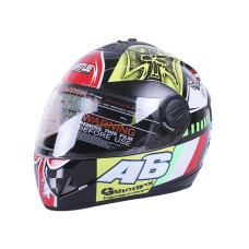 Casca moto integrala MD-800 VIRTUE (neagra cu grafica color A6, marimea M)