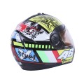 Casca moto integrala MD-800 VIRTUE (neagra cu grafica color A6, marimea L)