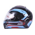 Casca moto inchisa MD-800 VIRTUE (negru-albastru, marimea S)