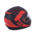 Casca moto integrala MD-803 VIRTUE (negru-portocaliu mat, marimea L)