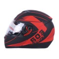Casca moto integrala MD-803 VIRTUE (negru-portocaliu mat, marimea L)