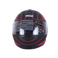 Casca moto integrala MD-803 VIRTUE (negru-portocaliu mat, marimea L)
