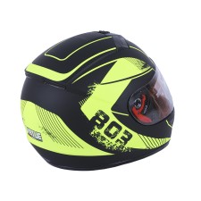 Шлем мотоциклетный интеграл MD-803 VIRTUE (черно-желтый матовый, size S)