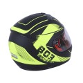 Casca moto integrala MD-803 VIRTUE (negru-galben mat, marime L)
