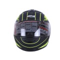 Casca moto integrala MD-803 VIRTUE (negru-galben mat, marime L)