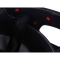 Casca motocross motocross MD-905 VIRTUE (negru-crimson, marimea M)
