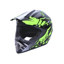 Casca motocross motocross MD-905 VIRTUE (negru-verde, marimea S)