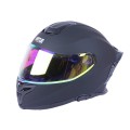 Casca moto cross MD-820-1 VIRTUE (negru mat, sticla cameleon galbena, marimea S)