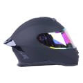 Casca moto cross MD-820-1 VIRTUE (negru mat, sticla cameleon galbena, marimea S)