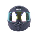 Casca moto cross MD-820-1 VIRTUE (negru mat, sticla cameleon galbena, marimea S)