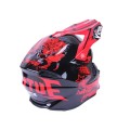 Cască de motocicletă cross pentru copii MD-902 VIRTUE (negru și roșu, mărimea XS)