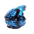 Шлем детский мотоциклетный кроссовый MD-902 VIRTUE (черно-голубой, size XS)
