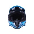 Шлем мотоциклетный кроссовый MD-902 VIRTUE (черно-голубой, size S)