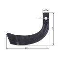 Нож фрезы левый IT-225 A-a 500gr 160*205 мм Mototraktor YBX