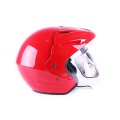 Шлем для мотоцикла, скутера открытый с козырьком MD-705H VIRTUE (красный, size S)