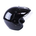 Шлем для мотоцикла, скутера открытый с козырьком MD-705H VIRTUE (черный, size S)