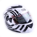 Casca moto modulara inchisa VIRTUE MD-903 marime S zebra