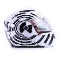 Cască modulară pentru motocicletă și scuter MD-903 VIRTUE (Zebra, mărimea S)