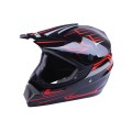 Cască de motocicletă cross MD-905 VIRTUE (negru și roșu, mărimea S)