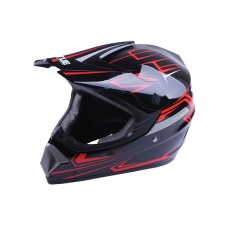 Cască de motocicletă cross MD-905 VIRTUE (negru și roșu, mărimea S)