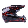 Cască de motocicletă cross MD-905 VIRTUE (negru și roșu, mărimea S)