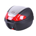 Portbagajul (portbagajul) pentru motocicletă spate TATA YM-0830 (V-30L) 41×40×32 negru cu roșu