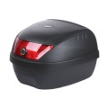 Portbagaj spate pentru motocicletă TT AGRO MOTO YM-0807 (V-28L) 39.5×39.5×30 negru cu roșu