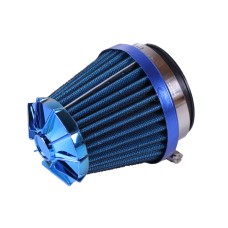 Filtru zero KM albastru Ø48-50/35/28 mm drept - AM