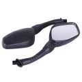 Oglinzi pătrate negre TATA M10 pentru scuter, set: 2 buc.