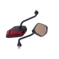 Oglinzi Prism TATA negru si rosu pentru motocicleta, M10, set 2 buc.