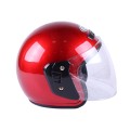 Casca motocicleta deschisa MD-B201 VIRTUE (rosu lucios, marimea L)