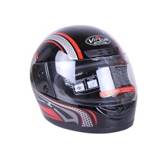 Шлем мотоциклетный интеграл МD-A105 VIRTUE (черно-красный глянцевый, size L)