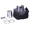 Piston (CPG) 39 mm YBX pentru scuter Dio 27/Takt 24 cu motor pe benzină 50CC, set: 9 bucăți
