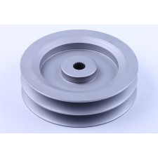 Шкив ремня редуктора ведомый 2 ручья - 168F-170F