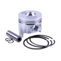Kit piston 86,25 mm TATA pentru motor diesel 186F, precamera conului contonat, 8 unități
