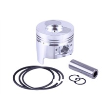 Kit piston 86,25 mm TATA pentru motor diesel 186F, precamera conului ascutit, 8 bucati