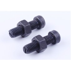 Șuruburi de reglare supape + piulițe, set pentru 2 supape - 180N