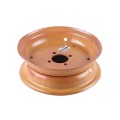 Disc de oțel 6.00x12 TTG pentru tractor cu acționare pe picior, pentru 4 șuruburi, diametru - 370 mm, înălțime - 120 mm