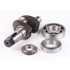 Коленвал в сборе под конус TT AGRO MOTO на дизельный двигатель 190N + подшипники 2 шт. + шестерня
