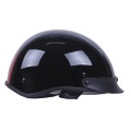 Шлем каска мотоциклетный MD-513 ТАТА (черный глянцевый, size L)