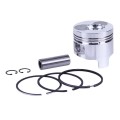 Kit piston STD 86,00 mm TATA pentru motor diesel 186F generator GN 5 KW (con precamera ascutit), 8 bucati